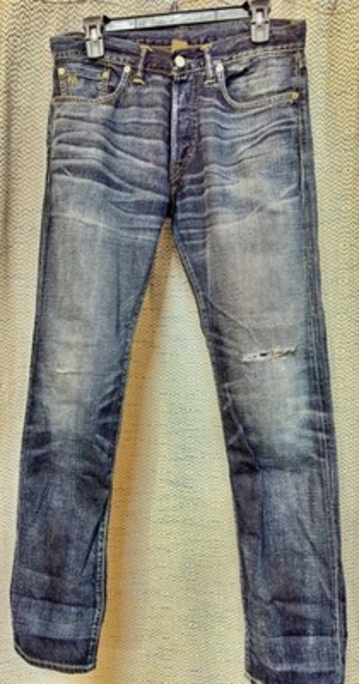 RRL Men's Slim Fit Japanese Selvage Denim Jeans 31x32